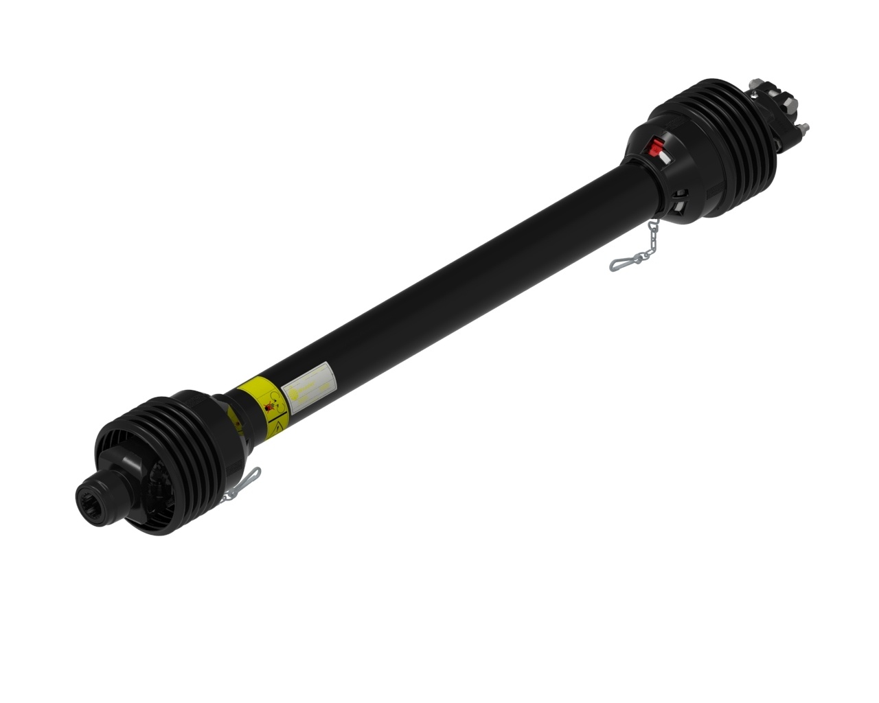 Карданный вал со срезным болтом,AB6,1010MM,SB 2120NM,AL 1 3/8